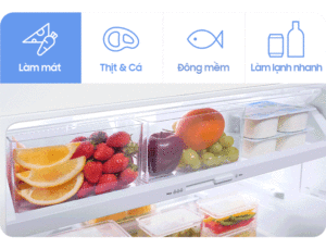 Tủ Lạnh Samsung 348 Lít Inverter RT35CB56448C/SV