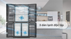 Tủ Lạnh Whirlpool 4 Cánh 592 Lít WFQ590WSSV