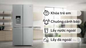 Tủ Lạnh Whirlpool 4 Cánh 592 Lít WFQ590WSSV