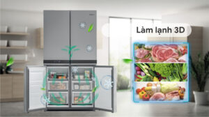 Tủ Lạnh Whirlpool 4 Cánh 594 Lít Inverter WFQ590NSSV