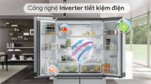 Tủ Lạnh Whirlpool 4 Cánh 594 Lít Inverter WFQ590NSSV