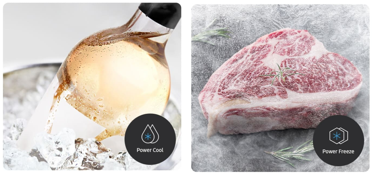 Chế độ Power Cool và Power Freeze