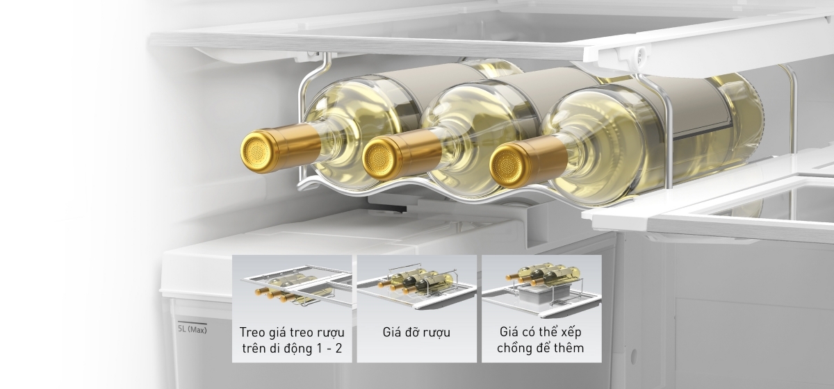 Khay để rượu tiện lợi