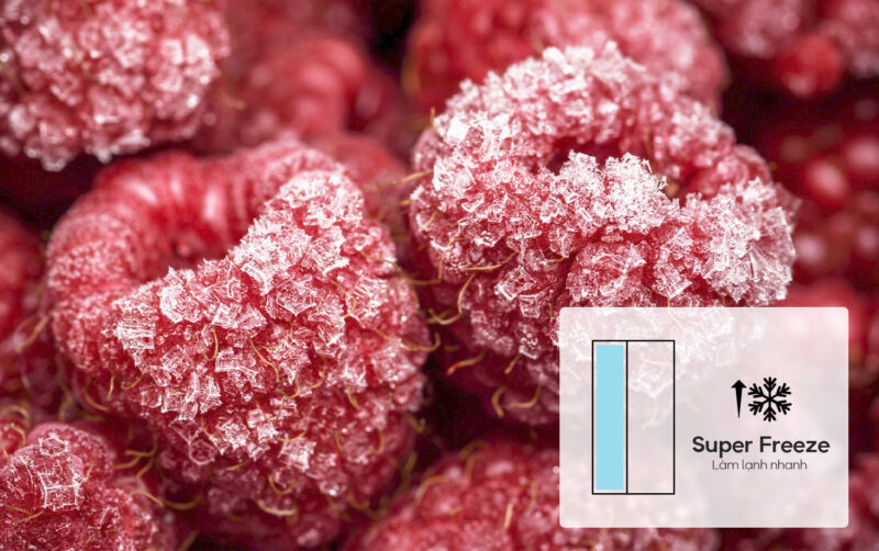 Chế độ làm lạnh nhanh Super Freeze
