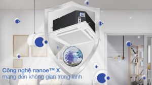 Điều Hòa Âm Trần Panasonic 47800BTU 1 Chiều Inverter S-3448PU3H/U-48PR1H8 3 Pha