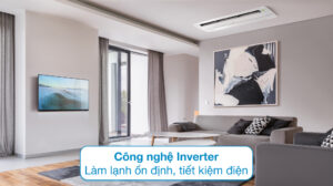 Điều Hòa Âm Trần LG 24000BTU 1 Chiều Inverter ZTNQ24GTLA0/ZUAC1