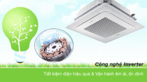 Điều Hòa Âm Trần Samsung 48000BTU 2 Chiều Inverter AC140RN4DKG/EU-AC140RXADNG/EU 3 Pha
