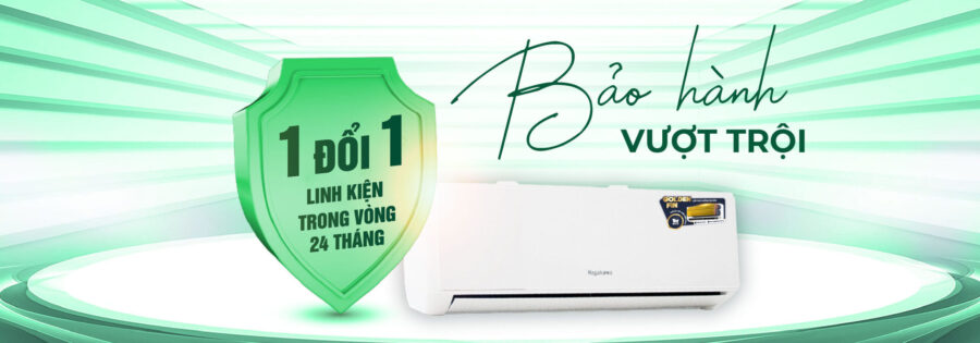 Điều hòa Nagakawa bảo hành 1 đổi 1 trong 24 tháng