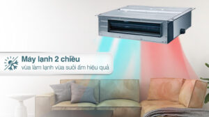 Điều Hòa Nối Ống Gió Gree 2 Chiều 55000BTU GU160PHS/A1-K/GU160W/A1-M 3 Pha