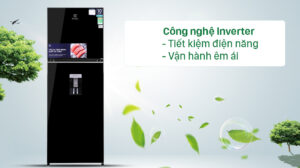Tủ Lạnh Electrolux Inverter 2 Cánh 312 Lít ETB3440K-H