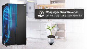 Tủ Lạnh LG Inverter Side By Side 519 Lít GR-B256BL