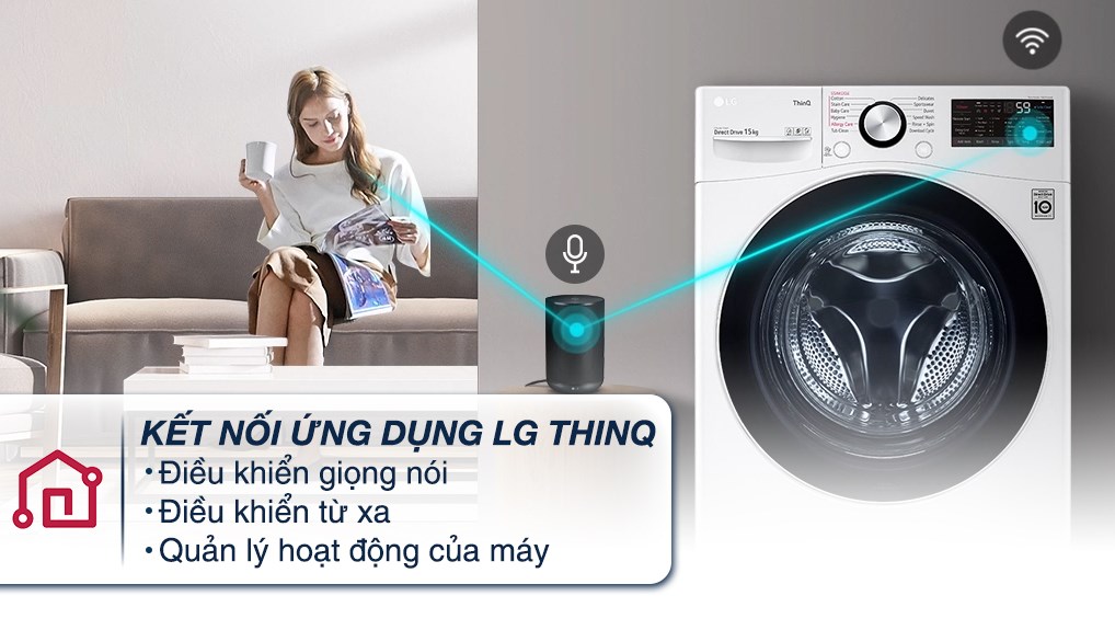 LG ThinQ là gì? Khám phá 3 mẫu máy giặt LG ThinQ - Điện Máy Thuận Thành