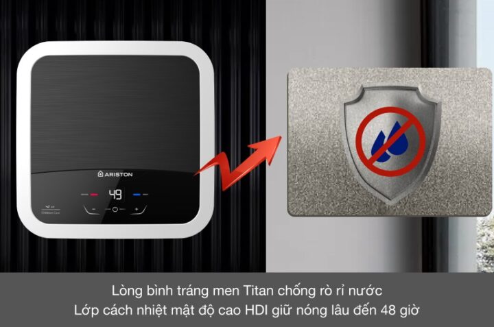 Loạt ưu điểm nổi bật của bình nóng lạnh Ariston ANDRIS2 15 LUX-D AG+