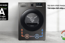 Máy sấy Samsung DV90TA240AX/SV: "vị cứu tinh"  cho những ngày mưa gió