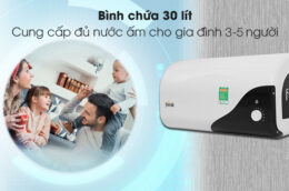Nên mua bình nóng lạnh 30 lít nào với kinh phí dưới 2 triệu đồng?