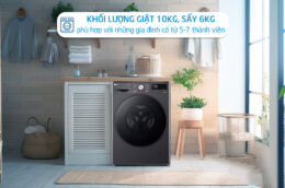 Những lợi ích tuyệt vời máy giặt sấy LG FV1410D4M1 đem lại cho người dùng