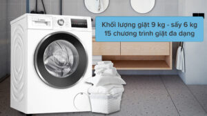 Máy Giặt Bosch 9Kg Sấy 6Kg WNA14400SG