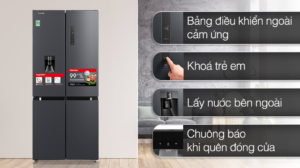 Tủ Lạnh Toshiba Inverter 509 Lít GR-RF605WI-PMV(06)-MG