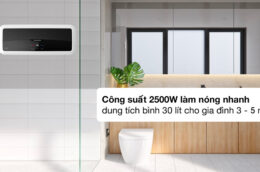 TOP 3 bình nóng lạnh Ariston Lux 30 chất lượng tốt đáng mua nhất hiện nay