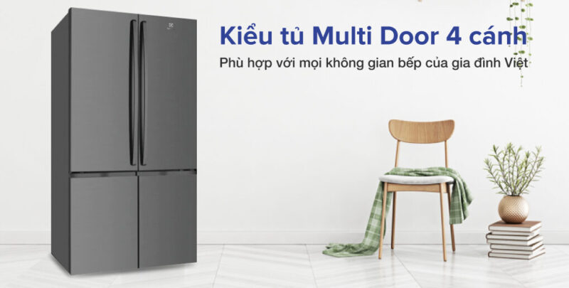 tủ lạnh 4 cánh electrolux