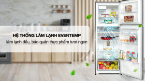 Tủ Lạnh Electrolux Inverter 2 Cánh 312 Lít ETB3440K-A