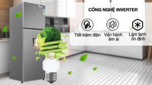 Tủ Lạnh Electrolux Inverter 2 Cánh 312 Lít ETB3440K-A