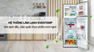 Tủ Lạnh Electrolux Inverter 2 Cánh 341 Lít ETB3740K-A