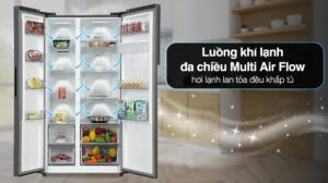 Tủ Lạnh Toshiba Inverter Side By Side 596 lít GR-RS775WI-PMV(06)-MG