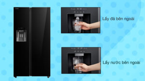 Tủ Lạnh Toshiba Side By Side Inverter 568 Lít GR-RS755WIA-PGV(22)-XK