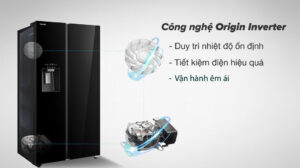 Tủ Lạnh Toshiba Side By Side Inverter 568 Lít GR-RS755WIA-PGV(22)-XK