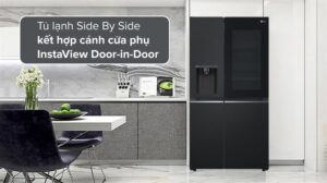 Tủ Lạnh LG Inverter 635 Lít Side By Side InstaView GR-G257BL