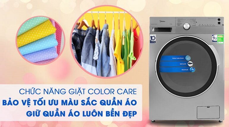 Chức năng giặt Color Care bảo vệ màu sắc quần áo