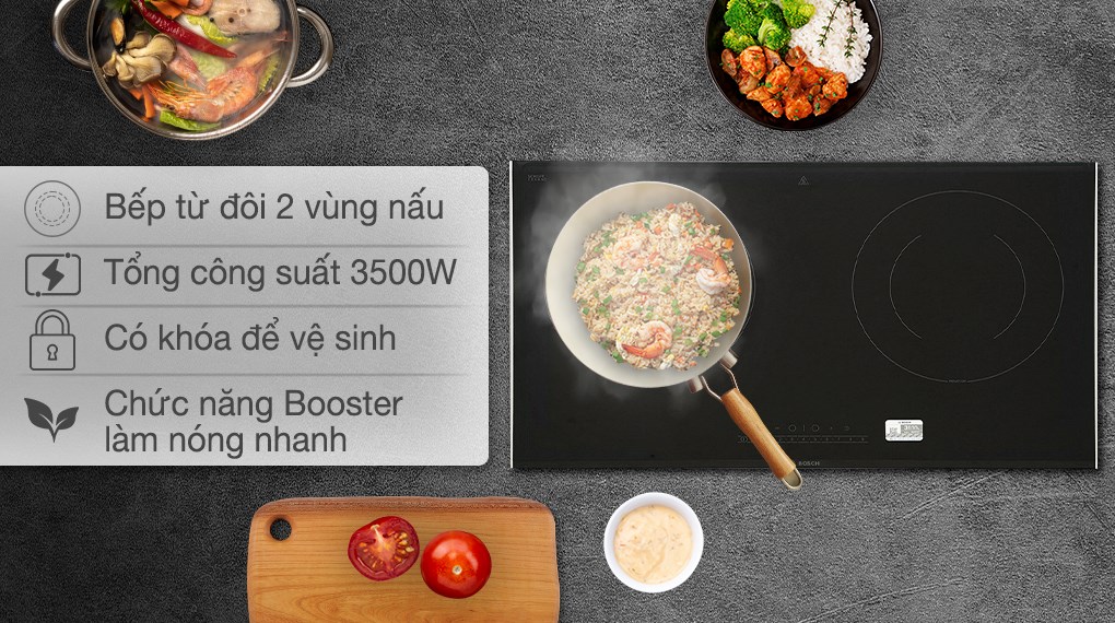 Bếp Từ Bosch Đôi Lắp Âm PPI82566VN