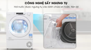 Máy Sấy Quần Áo Candy 9Kg GVS C9DE-S