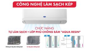 Điều Hòa Carrier 24000BTU 1 Chiều Inverter 38/42GCVUE024-703V