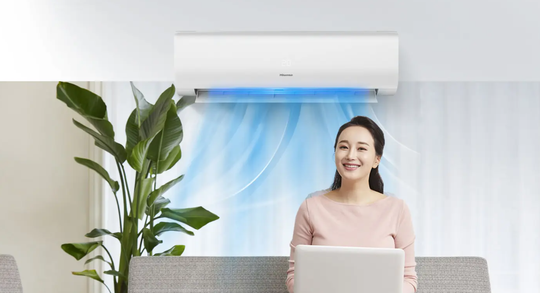 Điều hòa Hisense AS-09CR4RVEDJ01 làm lạnh nhanh chóng, mang lại không gian mát lạnh tức thì.