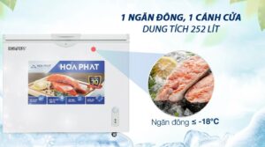 Tủ Đông Funiki Hòa Phát HCF-516S1N1 1 Ngăn Đông 252 Lít