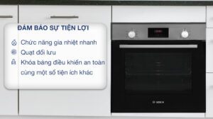 Lò Nướng Bosch Âm Tủ HBF113BR0A 66 Lít Serie 2