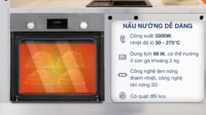 Lò Nướng Bosch Âm Tủ HBF113BR0A 66 Lít Serie 2