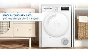Máy Sấy Bosch 8Kg WTH83008SG Serie 4