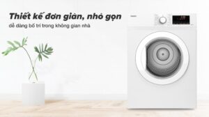 Máy Sấy Quần Áo Galanz 8Kg DV-80T5C(W)