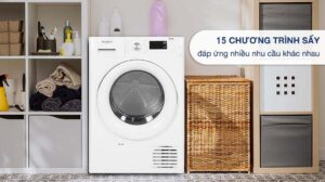 Máy Sấy Whirlpool Ngưng Tụ FreshCare+ 8Kg FFTCM118XBEE