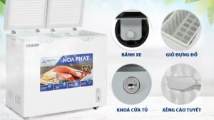 Tủ Đông Funiki Hòa Phát HCF 506S2Đ2 1 Ngăn Đông 1 Ngăn Mát 205 Lít