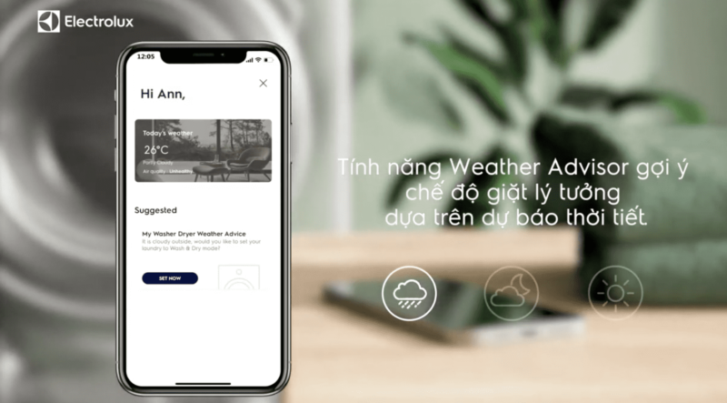 Điều khiển máy giặt qua wifi