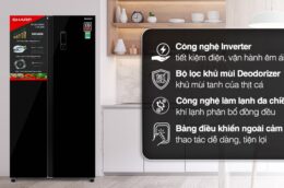 Tổng hợp những công nghệ hiện đại có trên tủ lạnh Sharp SJ-SBX440VG-BK