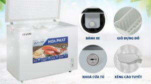 Tủ Đông Funiki Hòa Phát Inverter HCFI 516S1Đ1 1 Ngăn Đông 252 Lít