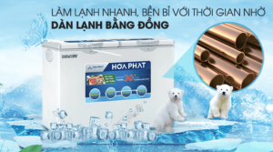 Tủ Đông Funiki Hòa Phát HCF 606S2Đ2 1 Ngăn Đông 1 Ngăn Mát 245 Lít