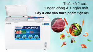 Tủ Đông Funiki Hòa Phát Inverter HCFI 656S2Đ2 271 Lít