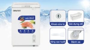 Tủ Đông Funiki Hòa Phát HPF AD6107 1 Ngăn Đông 107 Lít