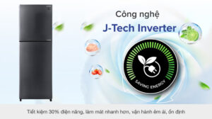 Tủ Lạnh Sharp Inverter 198 Lít SJ-X198V-SL